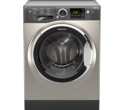 HOTPOINT  Smart RSG964JGX Washing Machine - Graphite